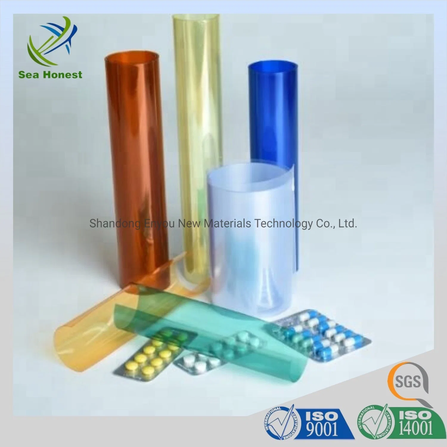 Pharmaceutical Packaging Transparent Rigid PVC Film for Capsules Blister Packing