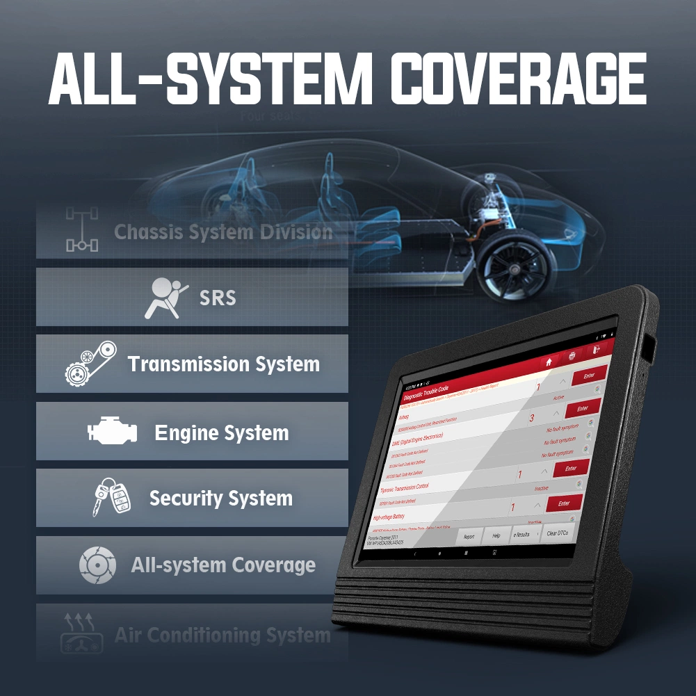 Car Diagnostic Tool Launch X431 V+ Engine a/T ABS SRS System