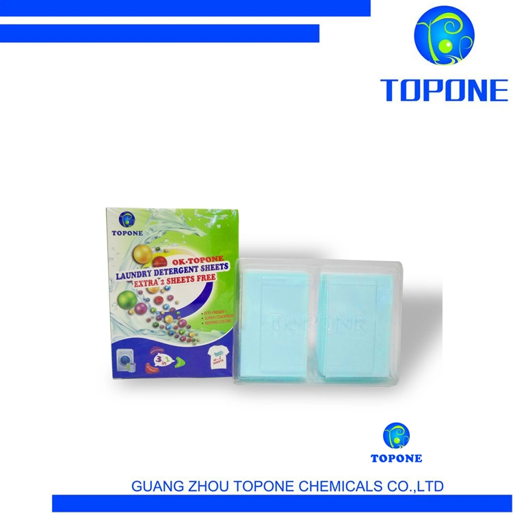 Topone Strongly Effective to Cleaning Clothes Laundry Detergent Sheets