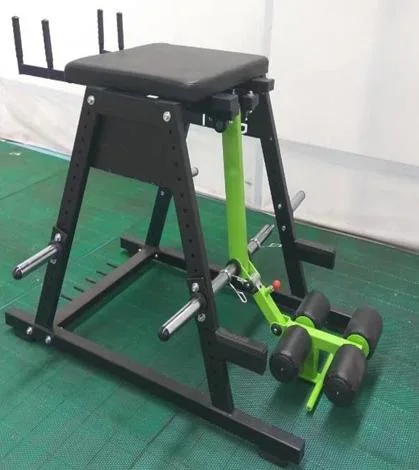 El ejercicio de deportes de gimnasio en casa el equipo de GHD hiperextensión atrás