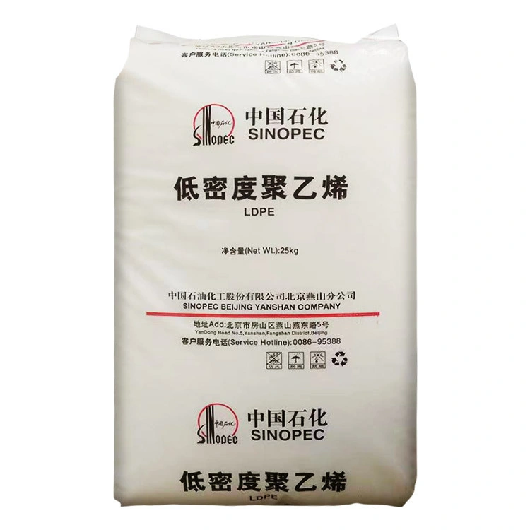 Plastic Materials Virgin Polyethylene Resin LDPE-Ld608 Transparent Granule