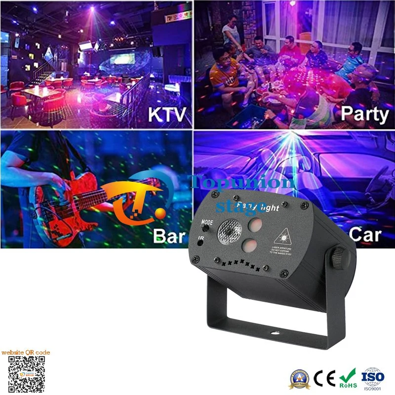 96 Patterns Christmas Light Party Festival Full-Color Mini Laser Disco Flash Decoration Laser Light