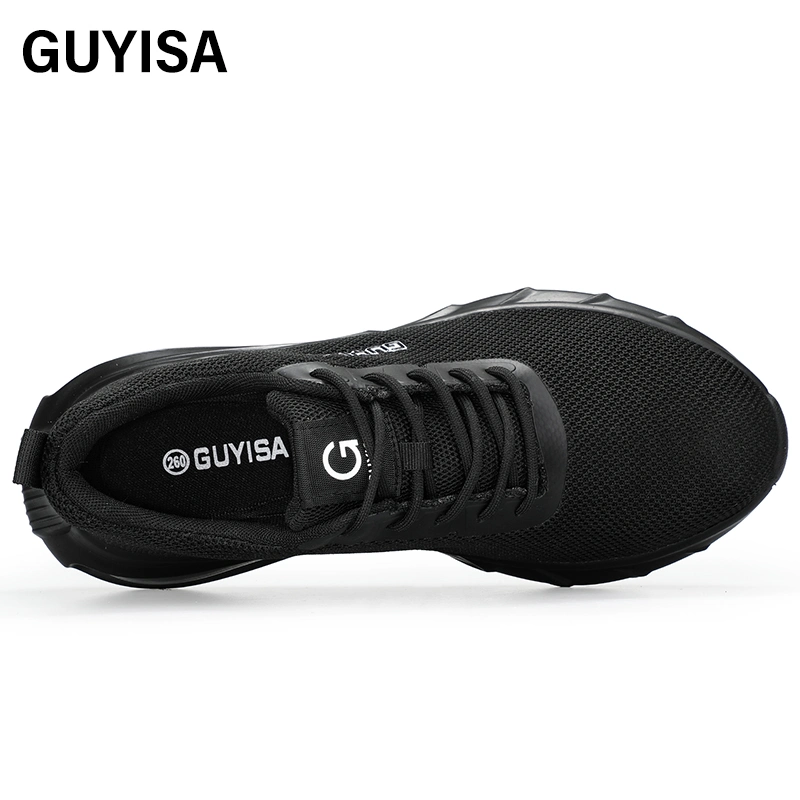 Guyisa Outdoor Fashion Safety Shoes Lightweight Air Cushion PU Outsole Steel Toe Safety Shoes