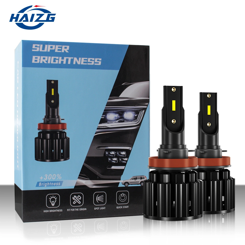 Haizg Top S8 Автомобильный светодиодный свет 10000 лм 50 Вт CSP Автоматическая регулировка фар