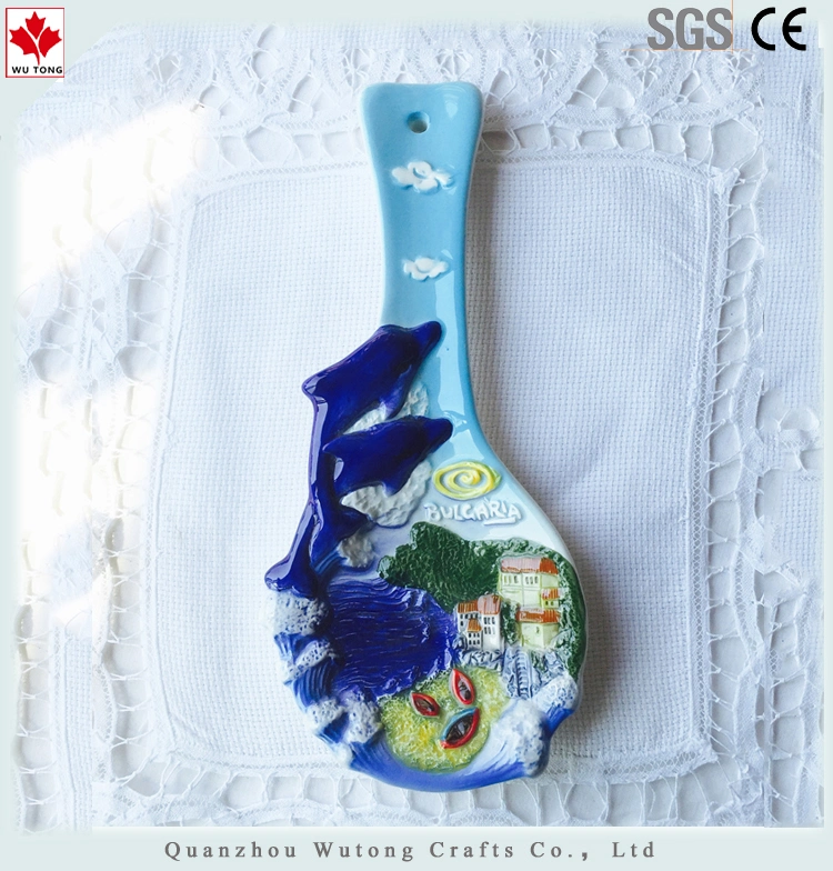 Ceramic Table Ware Souvenir Items Hand Made Spoon Home Decoraiton