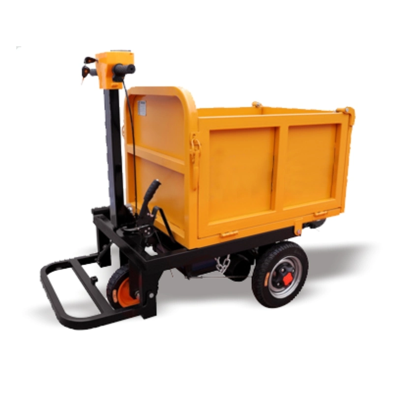 Engineering Mini Motorized Hand Tipper Cart 3 Wheels Barrow