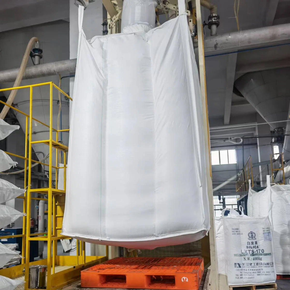 1000kgs Big Bag Super Sack Q Bag 1ton PP Baffle FIBC Top boquilla Jumbo Bag 1,5ton Bag