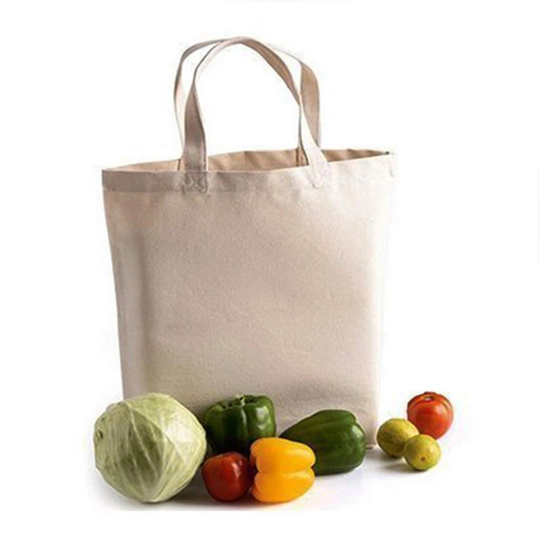 Amazon Best Selling Solid Portable Supermarket Shopping Large Capacity Canvas Bag