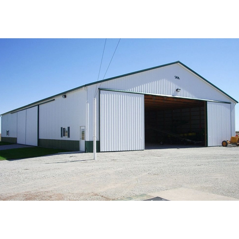 Prefab Steel Structure Building of Cow Farm Horse Barn