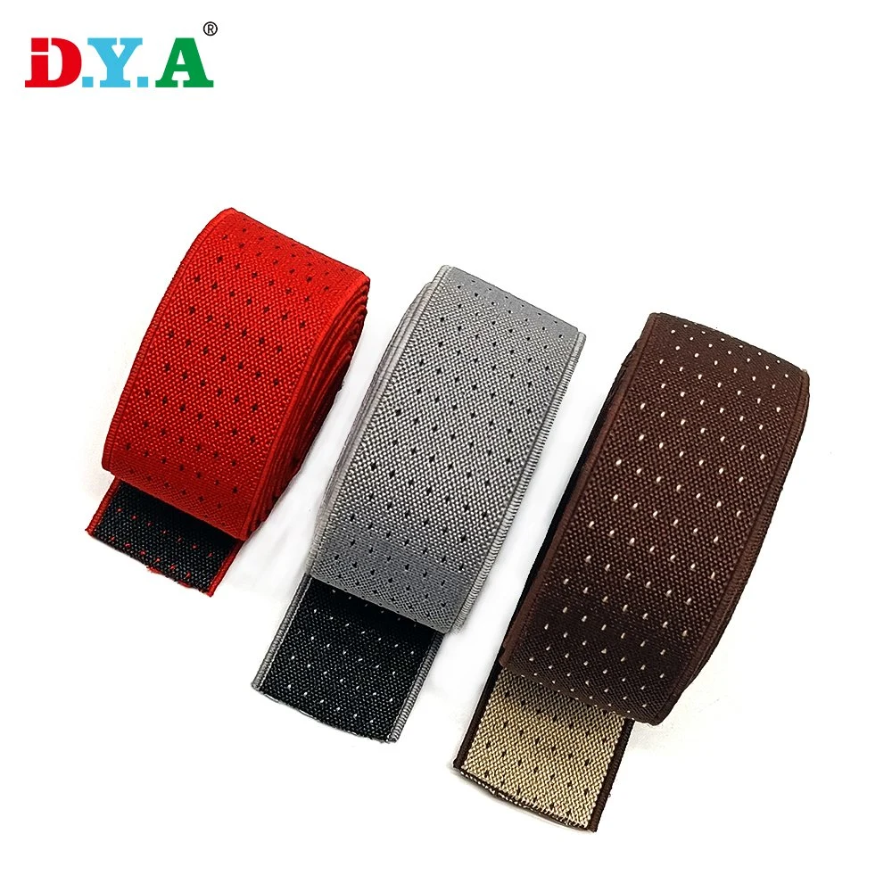 Custom Polyester Woven Elastic Webbing Pattern Jacquard Elastic Band for Suspenders