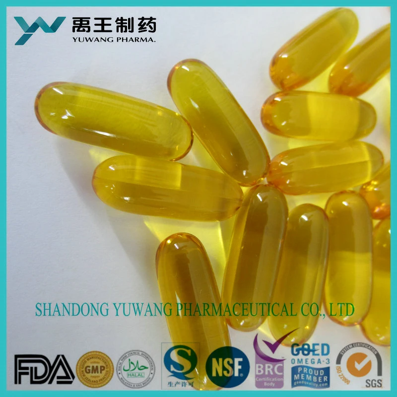 Brc/NSF Yuwang OEM Natural Plant Extricts Flaxseed Oil Softgel Capsule 1000mg in Bulk