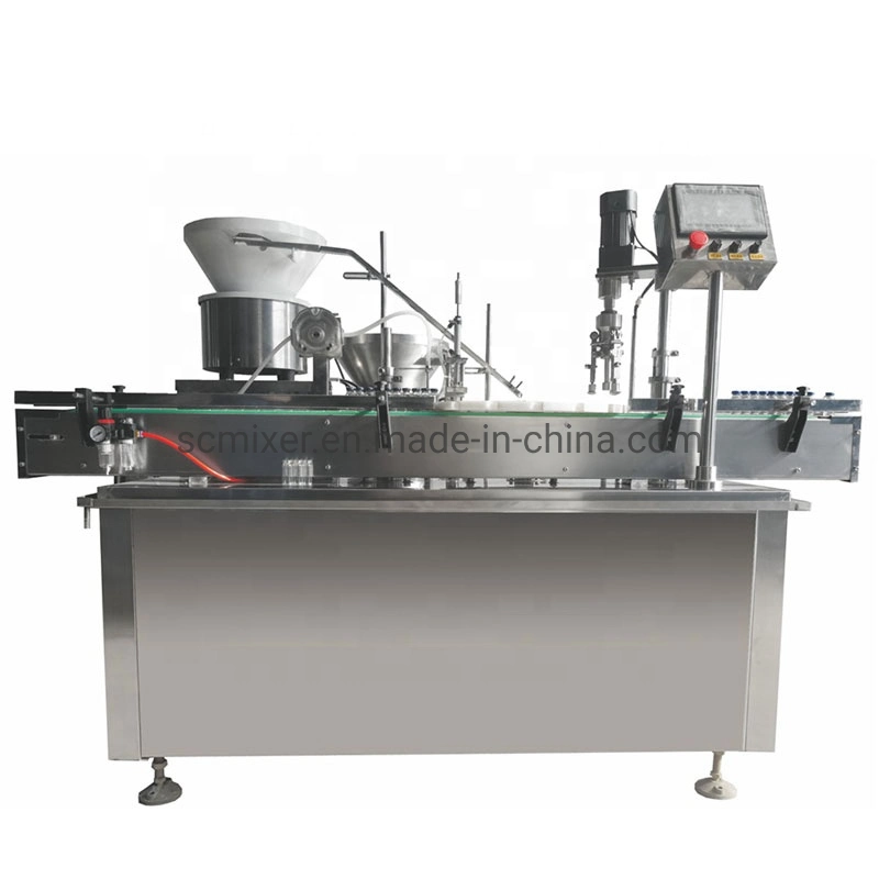 Automatic Nail Polish Oil Vial Bottle Liquid Filling Capping Machine