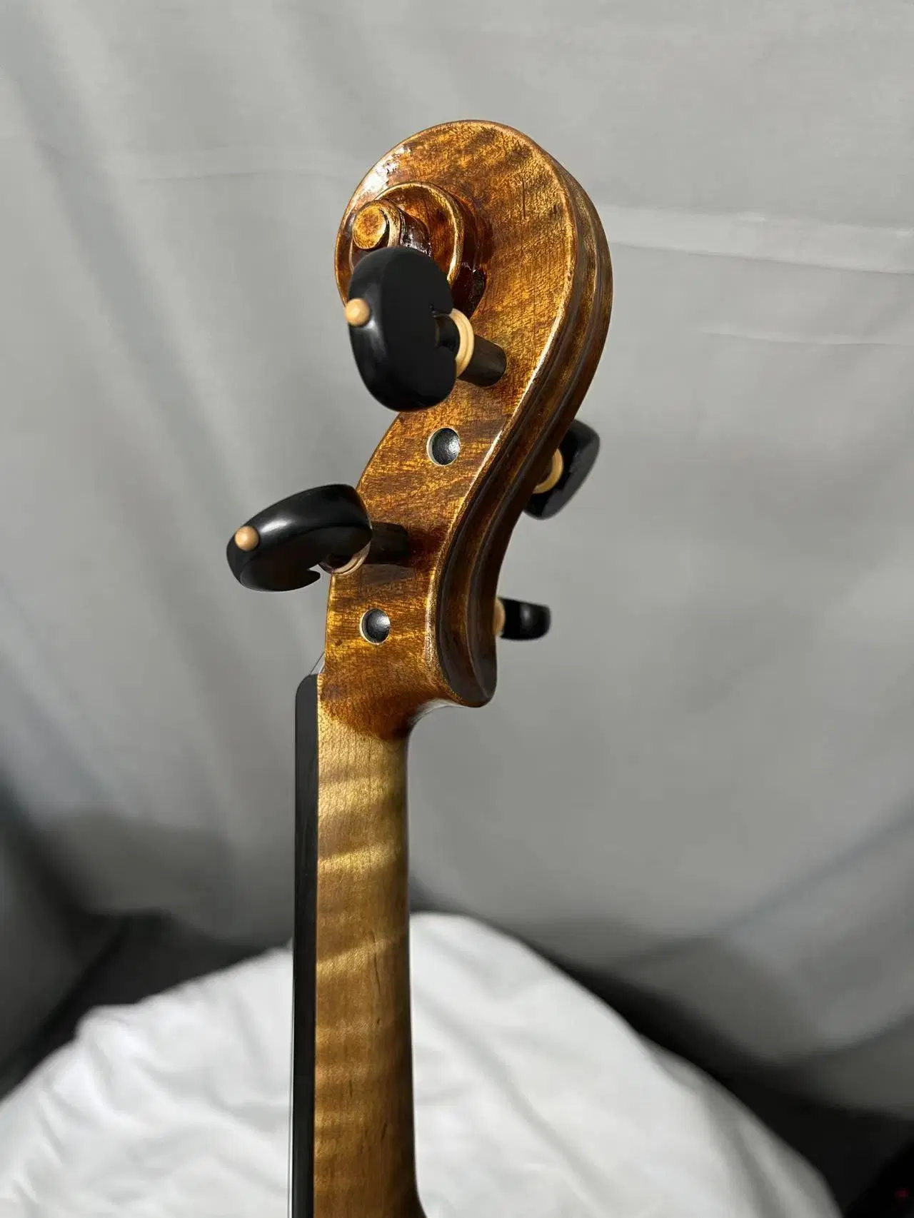 Sinomusik Hand Rubbed Antique Dark Brown Colour Violin for Sale