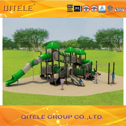 China Children Playground Equipment Plastic Slide Colorful