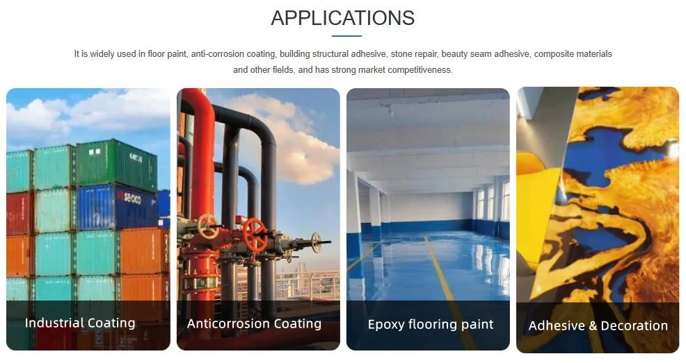 Bubble Free Clear Epoxy Resin Hwr-128 for Anticorrosive Coatings