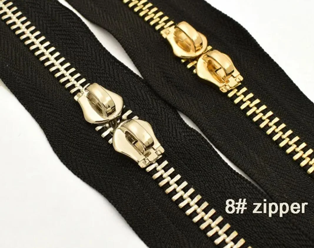 Wholesale/Supplier Price Custom Zip, Fancy Rose Gold Metal Zippers