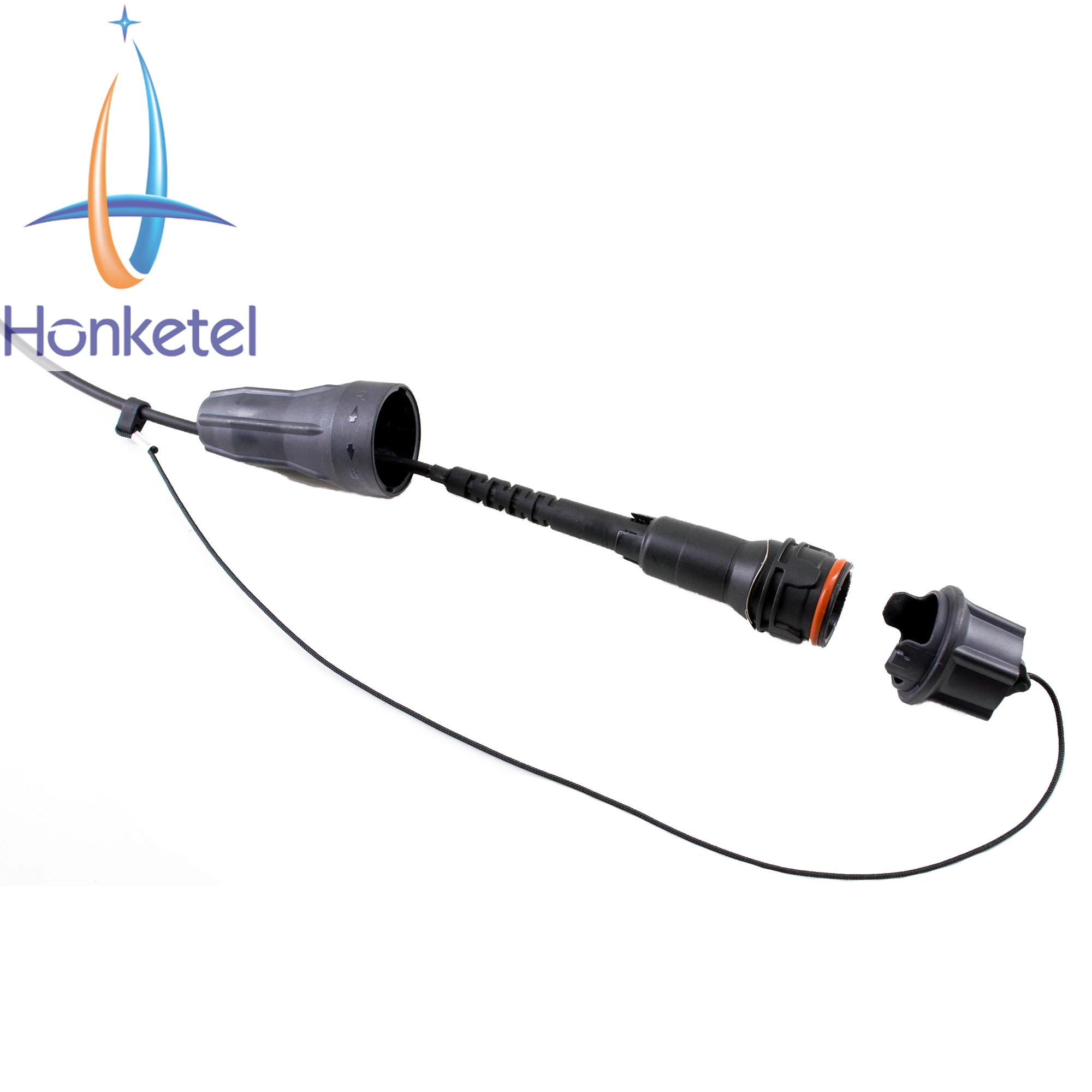 Singlemode and Multimode Fullaxs Ftta FTTH Duplex LC Interconnect Patch Cable with Waterproof Connector Fiber Optic Patch Cord