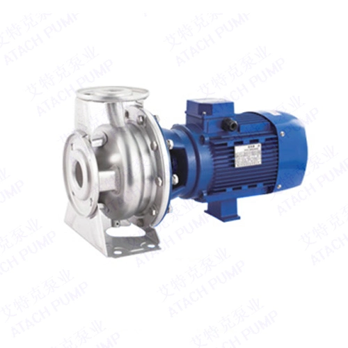 Horizontal Single Stage Suction Stainless Steel Inox Centrifugal Pump Dzas65-40-200/5.5 for Chilled Water Circulation Duplex Steel Corrosion Resistance Cnp