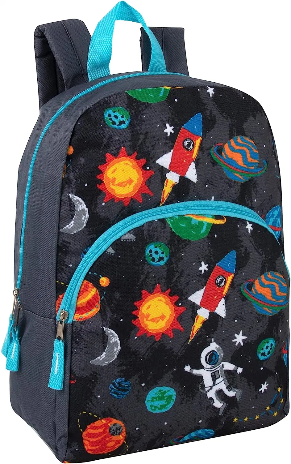 Unisex Kids' Character Backpacks with Adjustable, Padded Shoulder Straps (15")