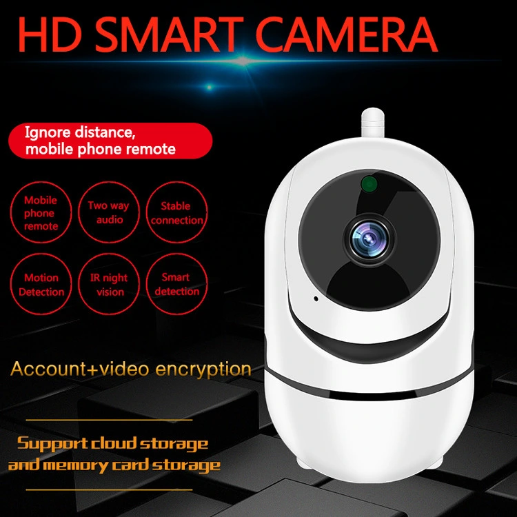 360eyes PTZ Mini Cámara de seguridad inalámbrica IP WiFi CCTV con audio bidireccional 720p o 1080P (ec80 - V13 o u15)