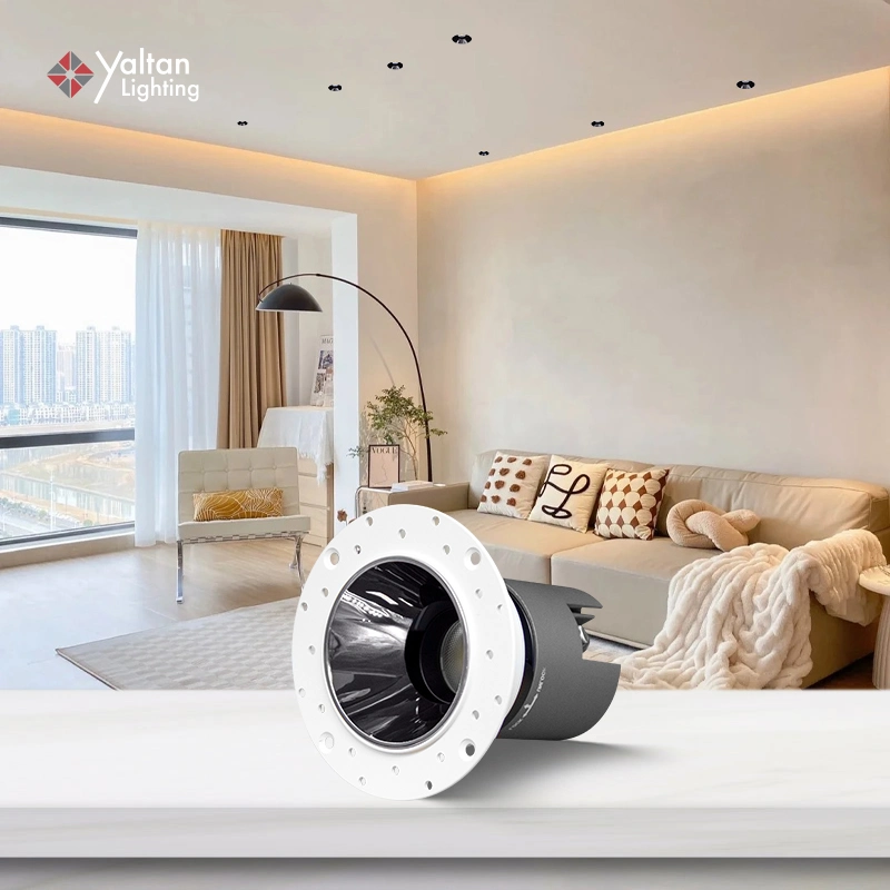 IP56 Water Resistance Residential Replaceable Ultra-Thin Square Round LED Recessed Ceiling Downlight