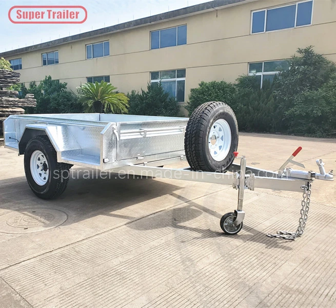 Galvanized off Road Box Trailer with 750kgs