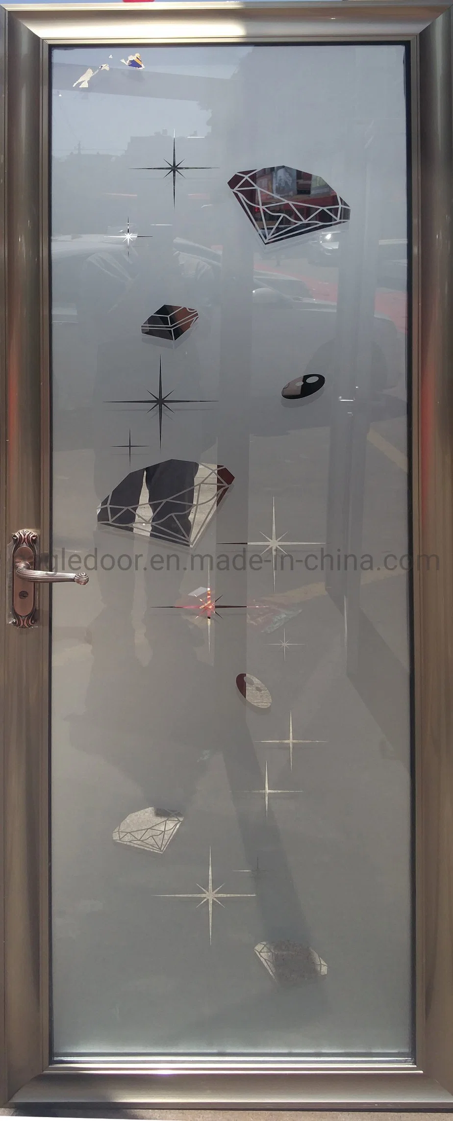 Small Room Bi Fold Folding Shower Glass Door for Bathroom (EA-2032)