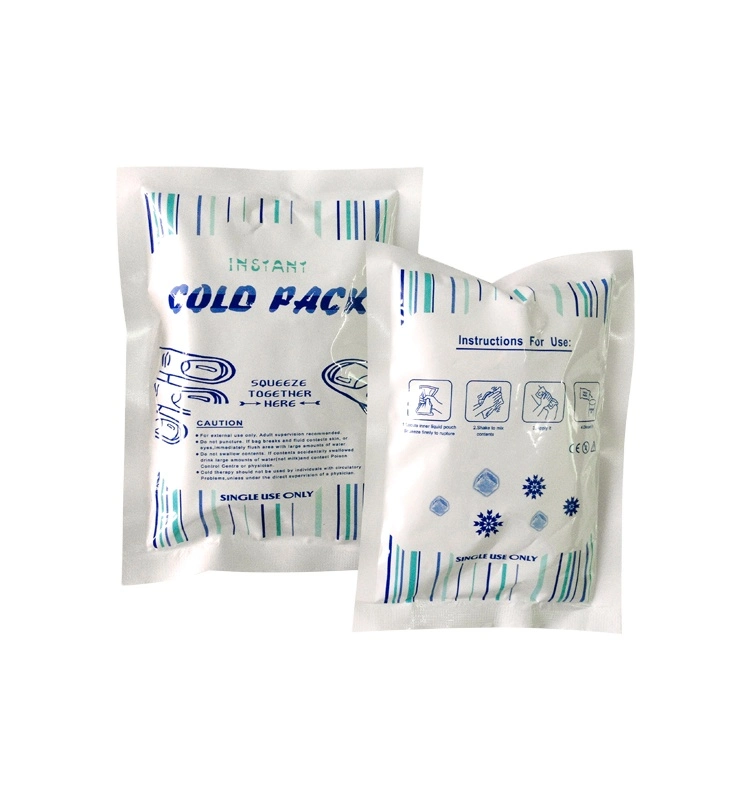 Pack de glace instantanée de haute qualité avec prix bas pour les urgences Utilisez un emballage froid jetable