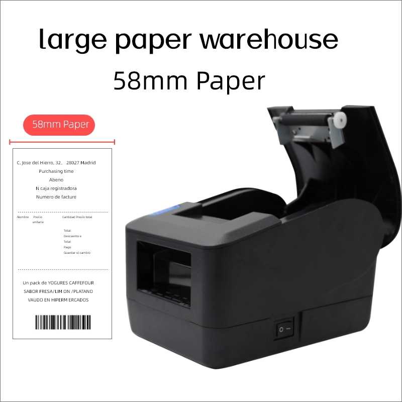 Wh-P16 58mm Manual Tear Desktop POS Thermal Receipt Printer