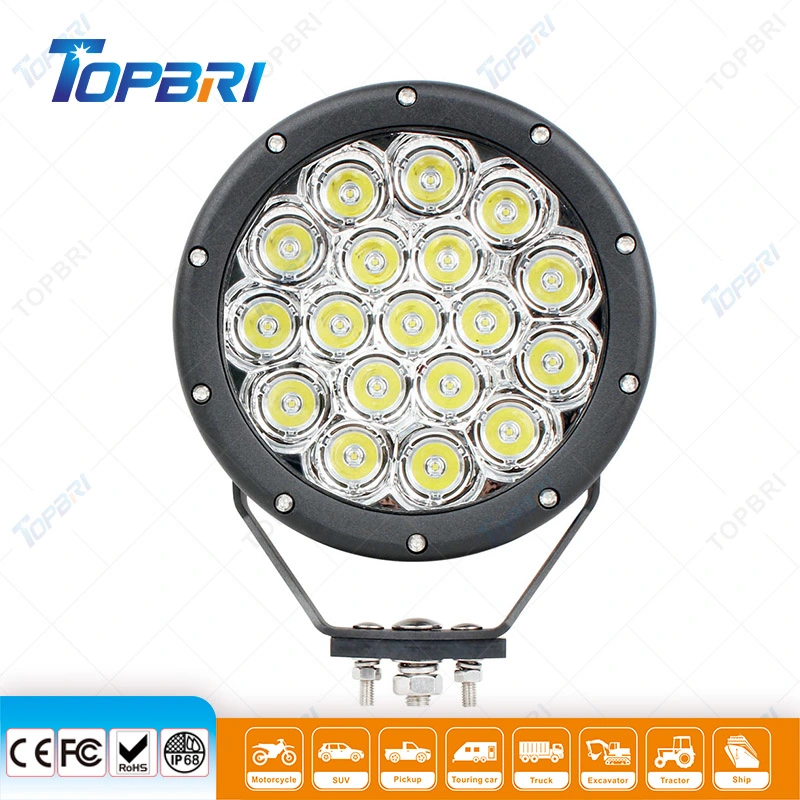 CREE las luces de conducción de LED 90W 7pulgadas negro Auto las luces de trabajo