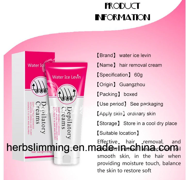 Water Ice Levin Hair Removal Quickly Cream Legs Depilation Cream Quickly Depilatory Cream