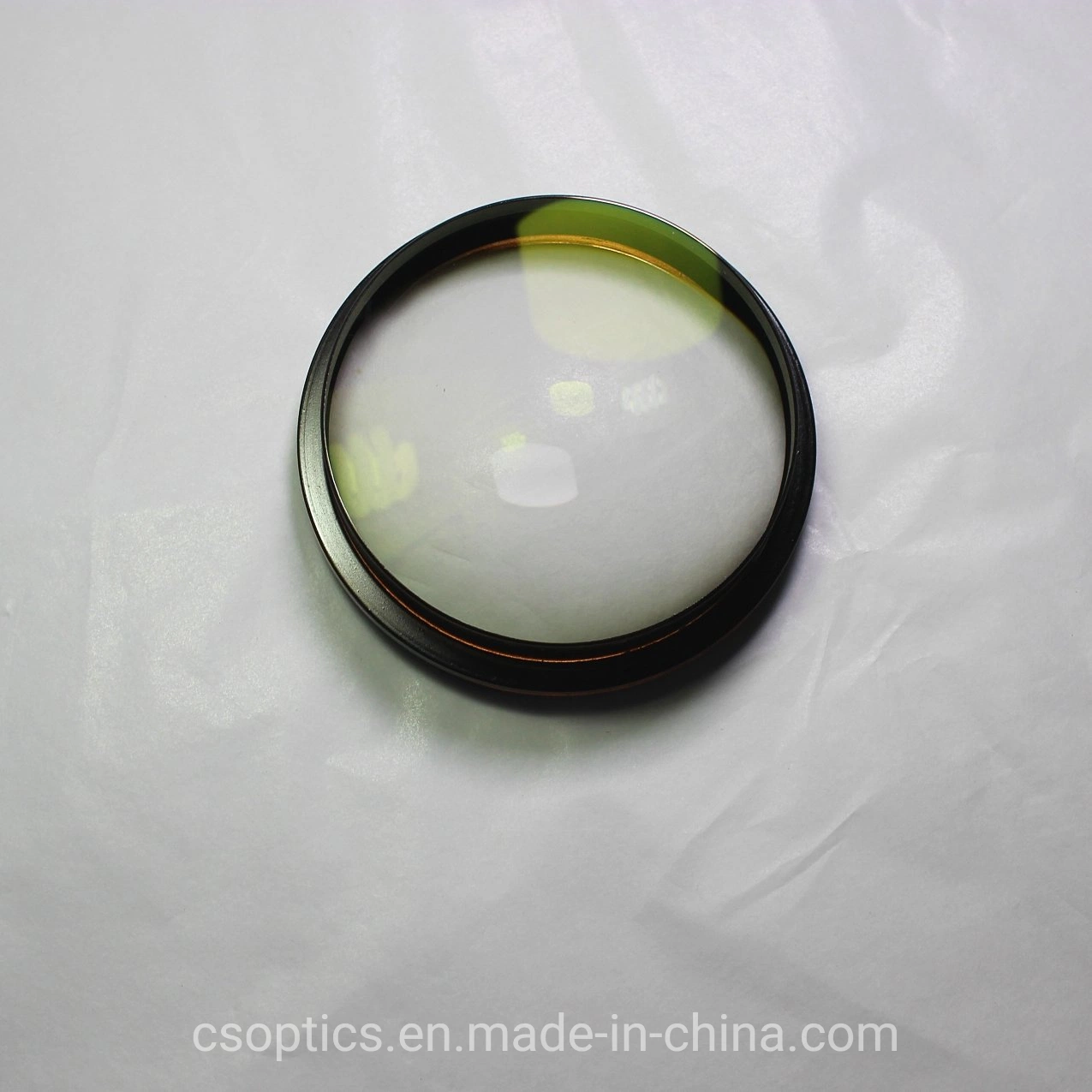 Optical Glass Edge Black Paint Double Convex Lens (M)