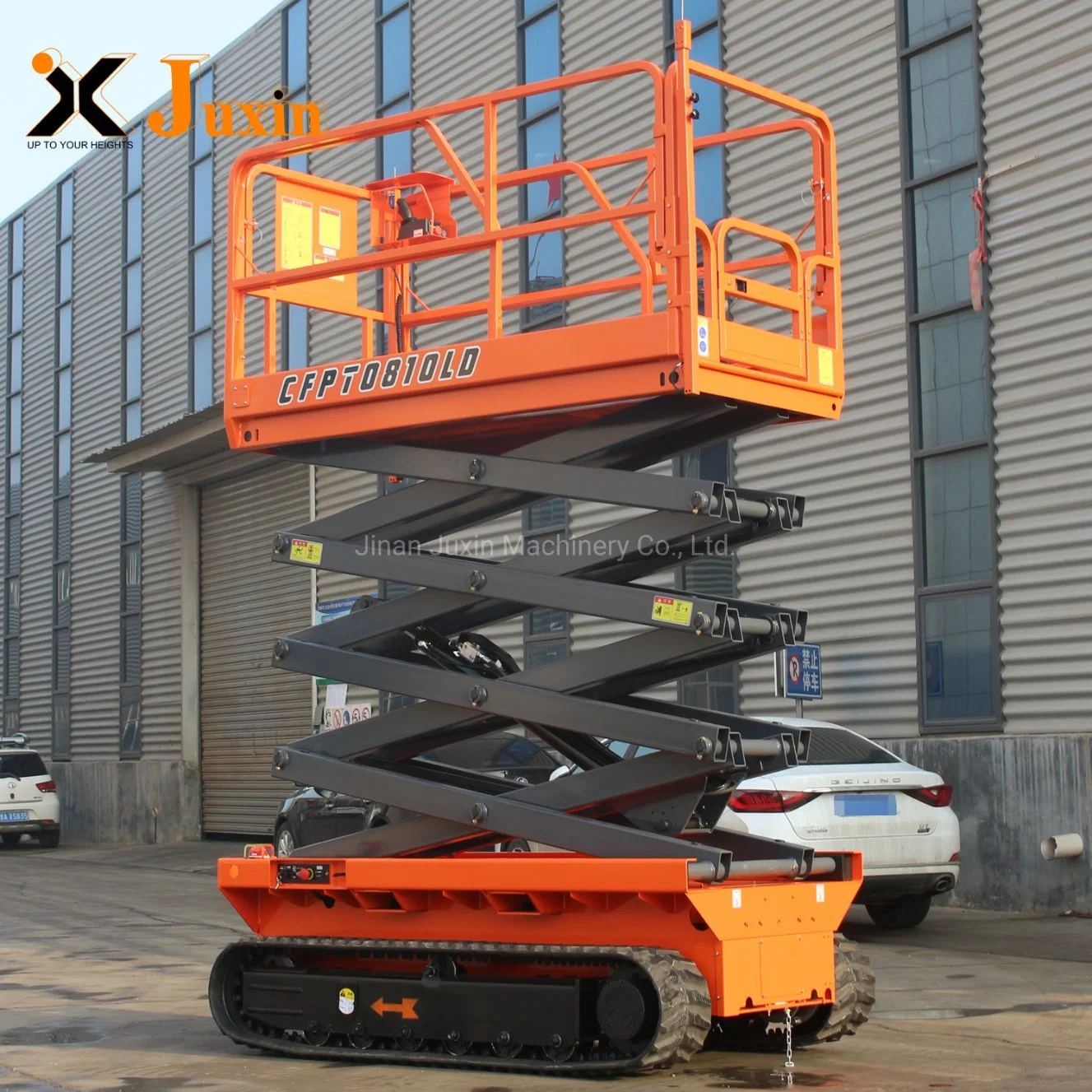 Hydraulic Scissor Lift Service Platform Elevated Work Platform Tracked Scissor Lift