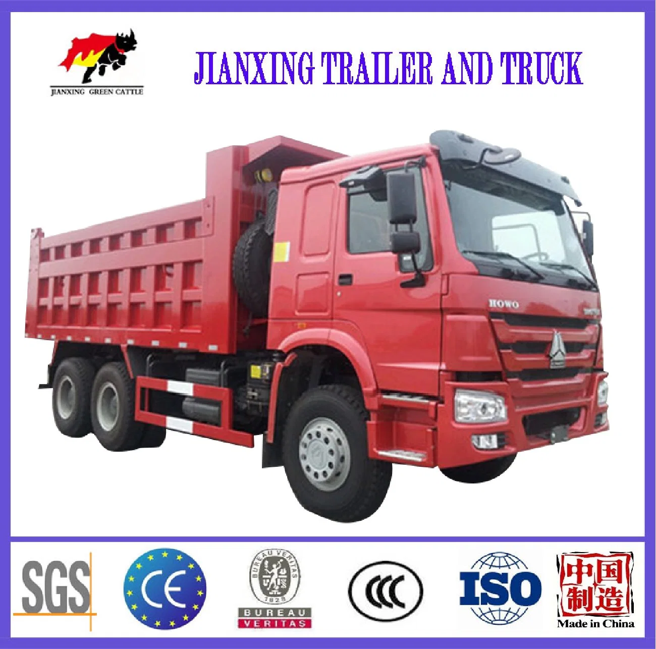 6*4 Dump Truck Brand New Loading Earthwork Gravel Bulk Cargo