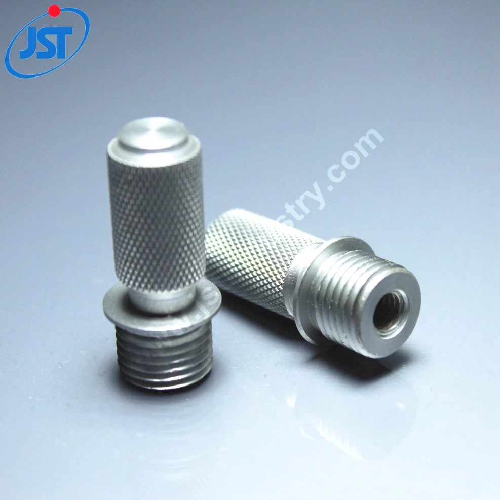 OEM CNC High Precision Turned Machining Parts Aluminum Knurl Knob for Guitar