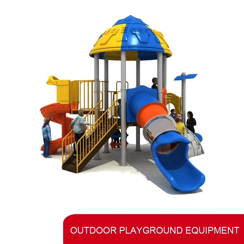 Nueva alta calidad a los niños al aire libre de plástico de los juegos de jardín Parque de Atracciones de juguete de plástico fuera de la diapositiva de juegos