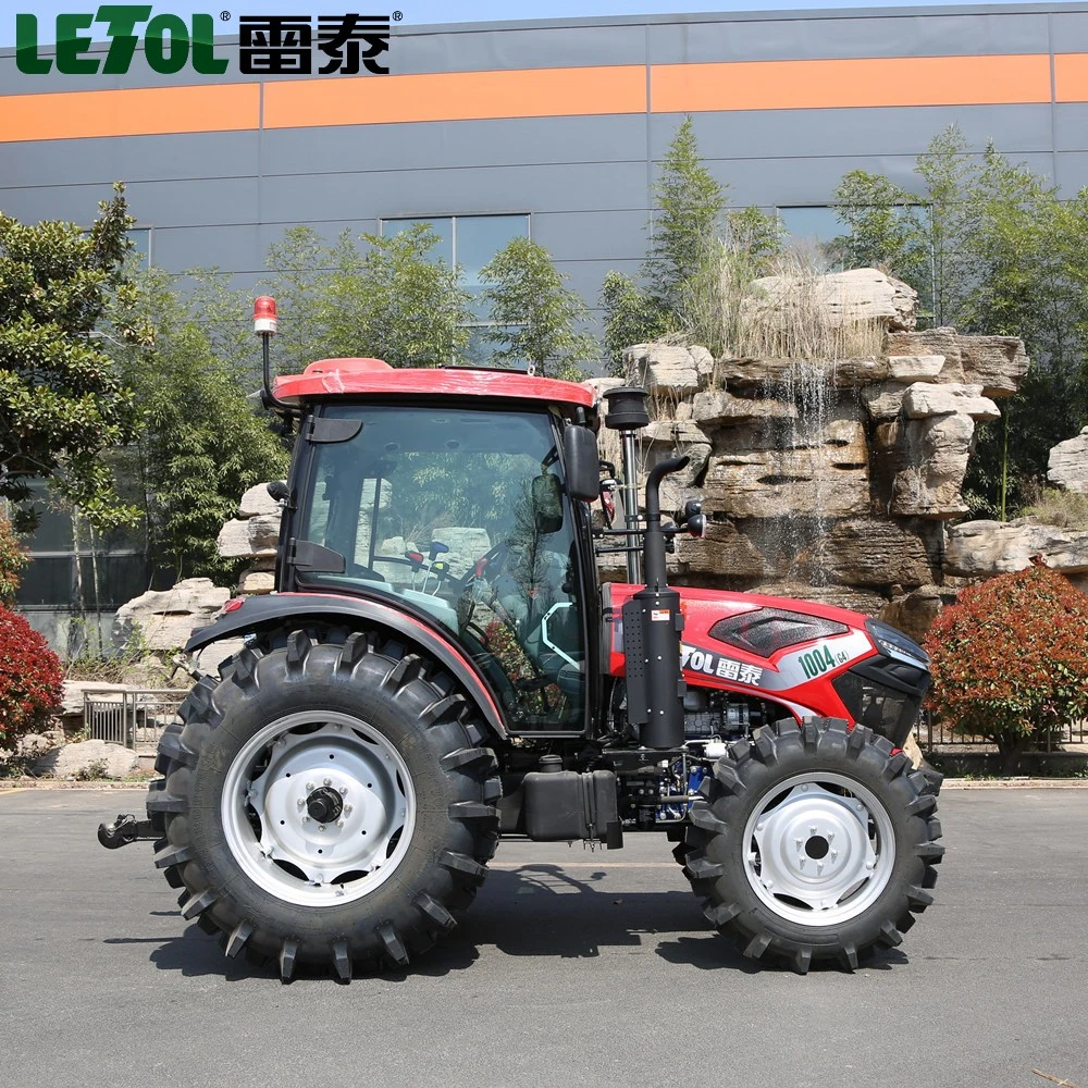 1004 Factory Direct Sale World Tractor Same Quality Popular Model 100 HP Farm Tractor Wheeled Tractor Lawn Gas/Diesel Tractors with 30 Years Service Life