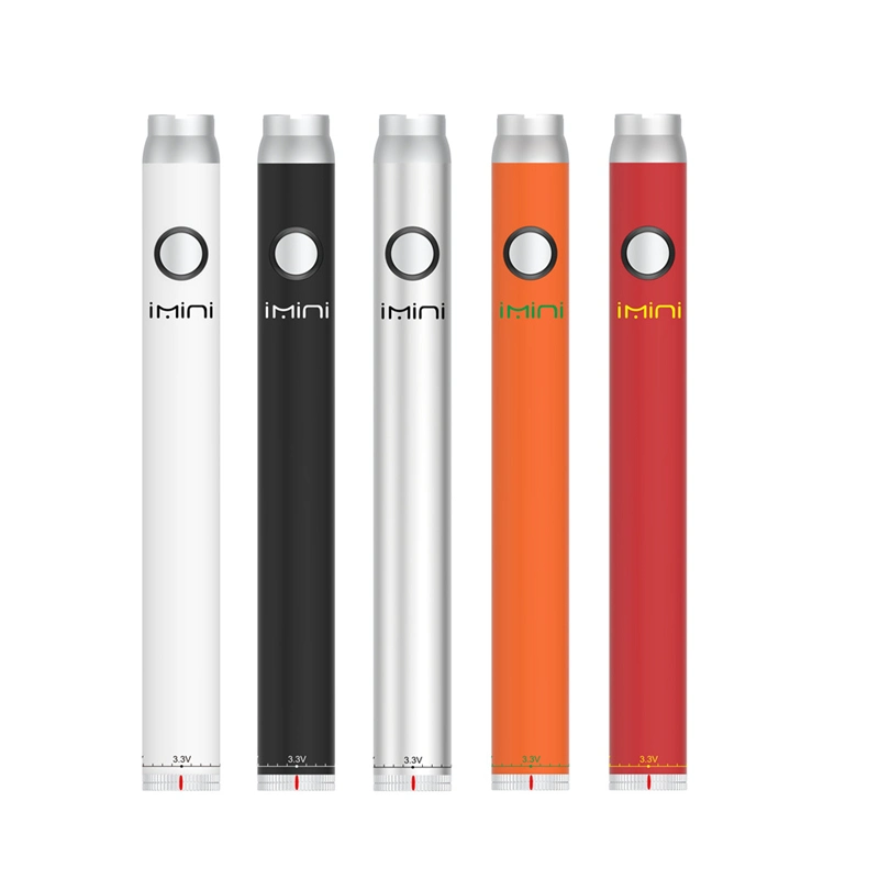 شعار Imini طباعة الصين الأصلية 380 ملي أمبير/ساعة شحن السجائر الإلكترونية من النوع C بطارية Port Mini Vape