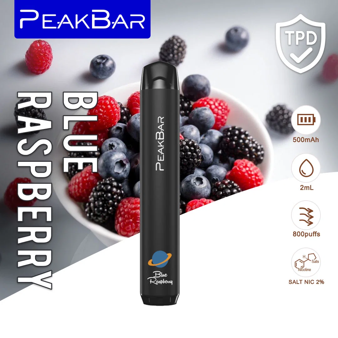 Peakbar 600 800 1000 Puffs Disposable Electronic Ecigarette Vape Pen Device OEM Vaporizer Pen Hookah