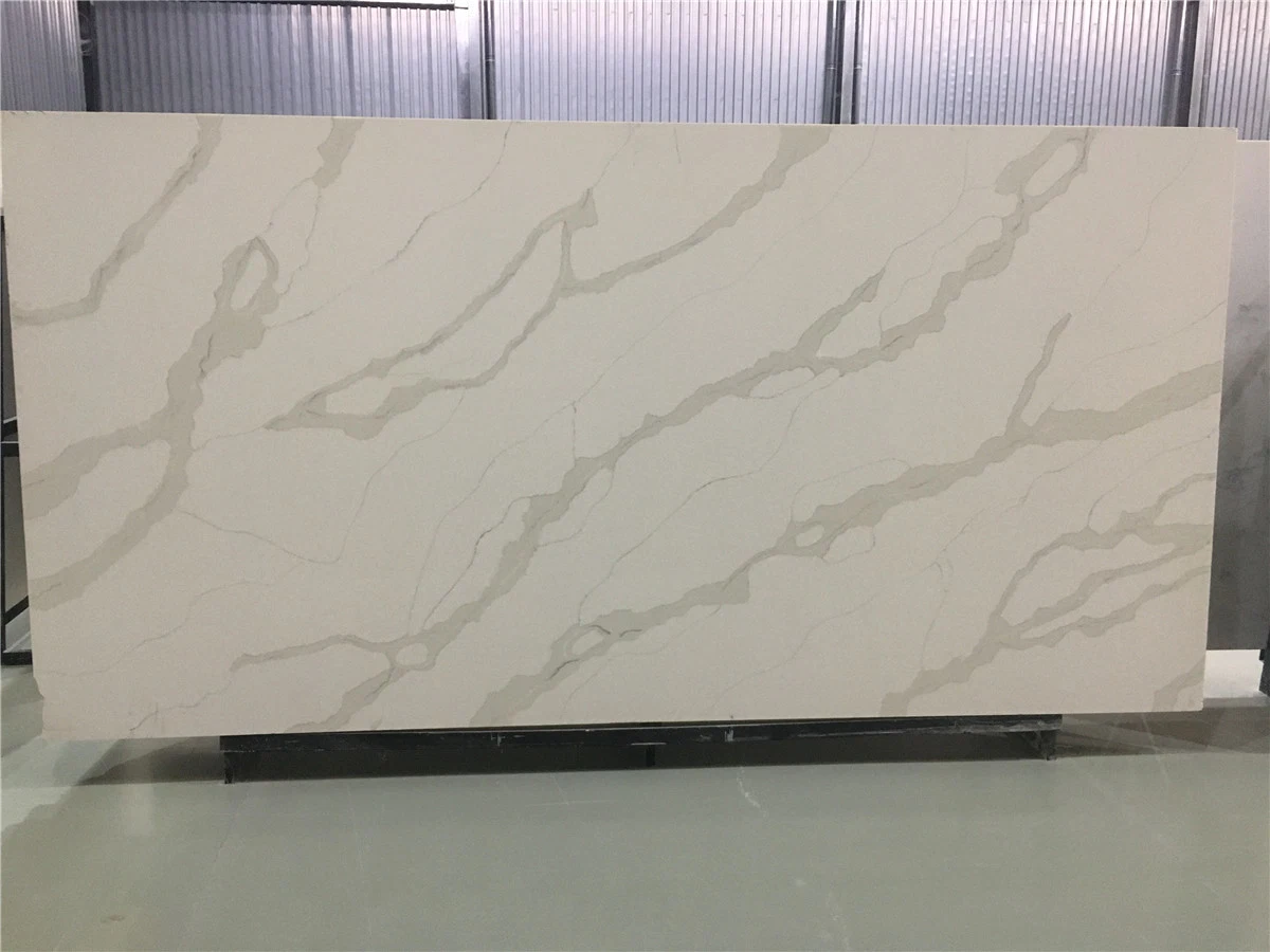 Quartz Stone Building Material for Floor Tile and Quartz Countertop