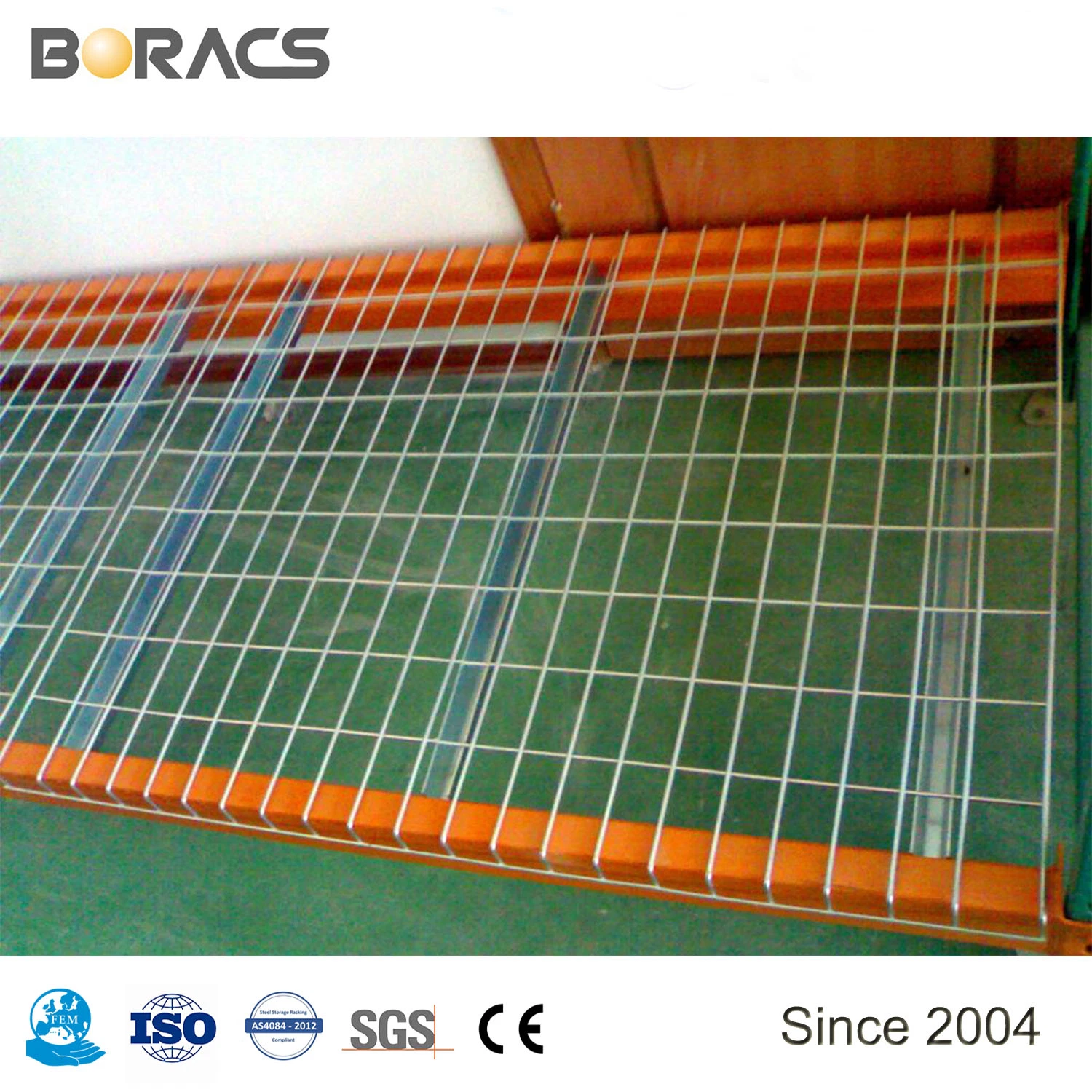 Heavy Duty Welded Galvanized Metal Wire Mesh Decking Pallet Panels for Racking