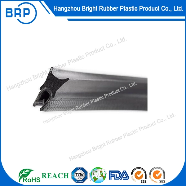 Extruded Rubber Products Black Foam EPDM Rubber Extrusion