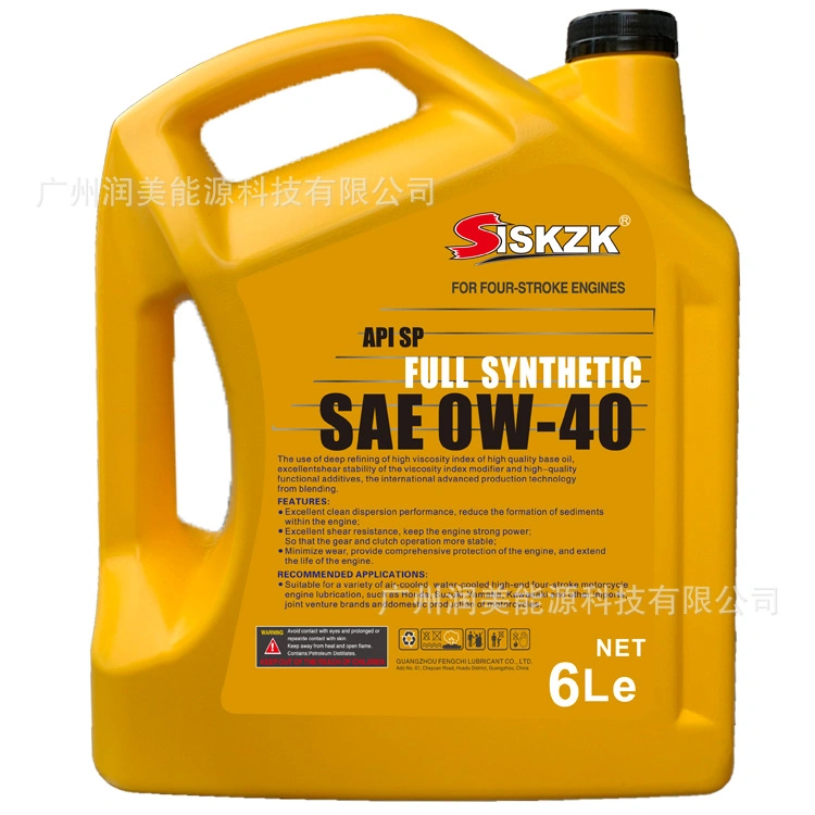 6L aceite para motores diesel para exportación de comercio exterior aceite para motores totalmente sintético resistente a altas temperaturas, antidesgaste y con ahorro de aceite