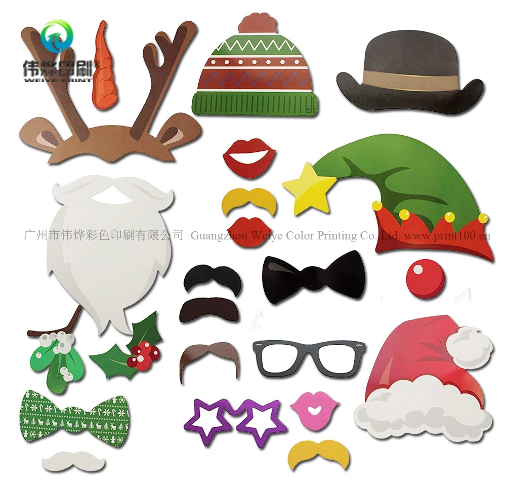 Wholesale/Supplier Paper Printing Christmas Party Supplies Mask Gift Decoration