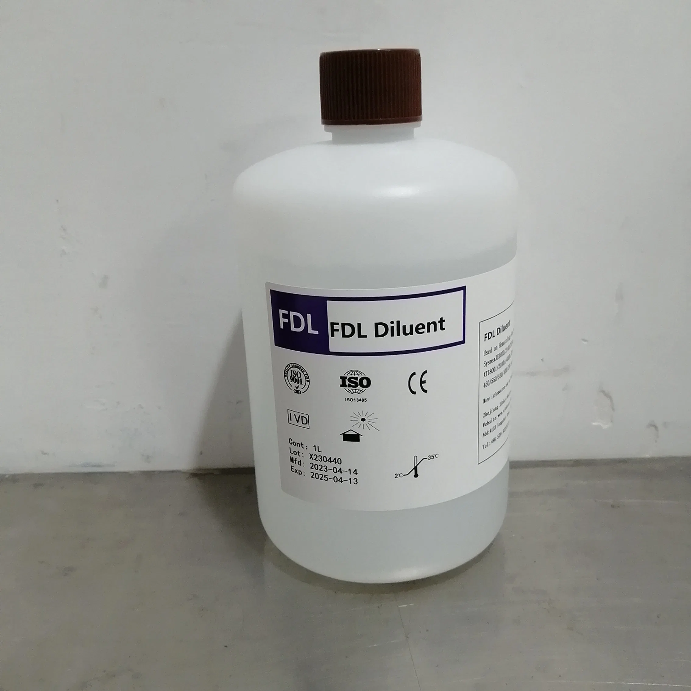 Sysmex Fdl Diluent +Ret Dye (1.5L+12ml) for Xn1000 Xn550 Hematology Analyzer Reagent