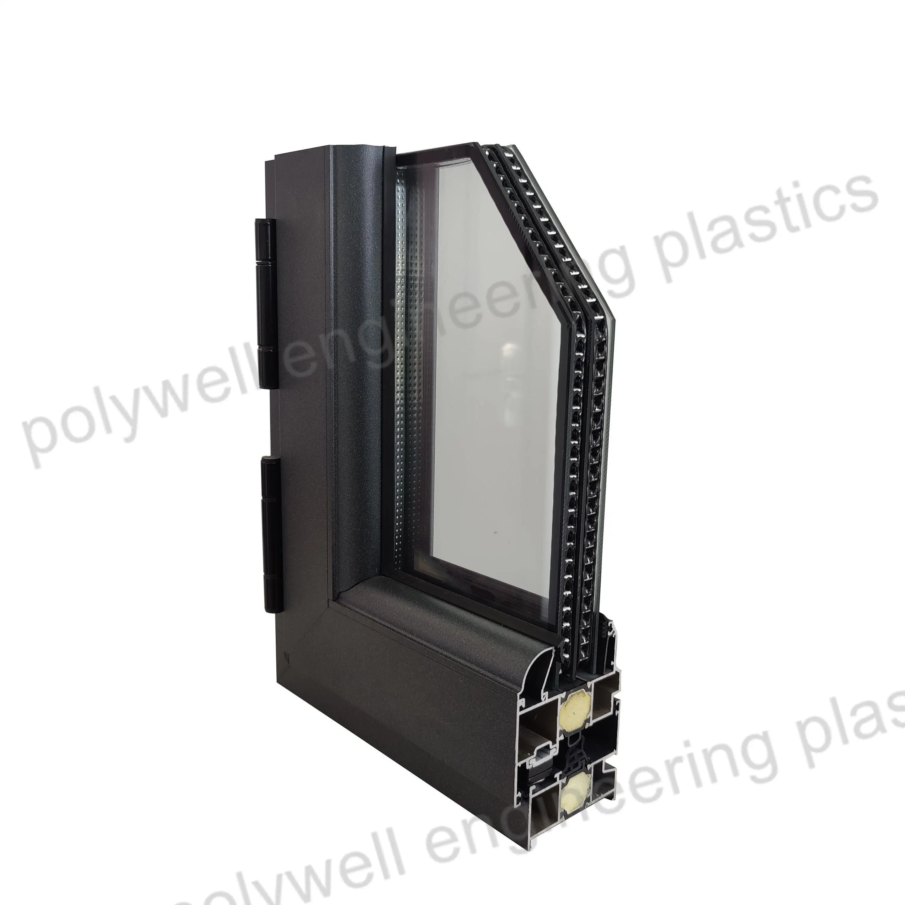 Three-Layer Tempered Glass Thermal Broken Bridge Heat Insulation Bridge Aluminum PVC Window Anti-Theft System Windows