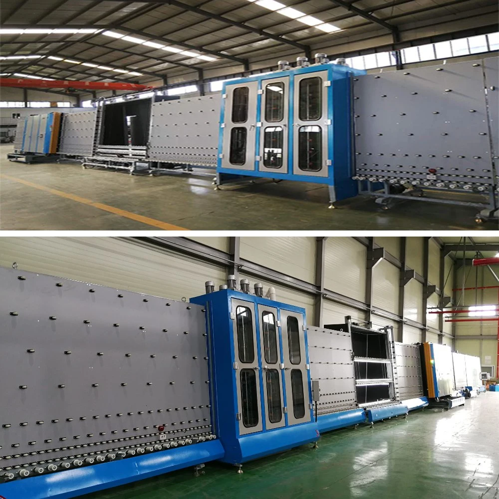 Automatic Large Size Igu Making Aluminum Windows and Doors Processing Double Triple Layers Dgu Unit Production Line Insulating Glass Machine with Glass Washer