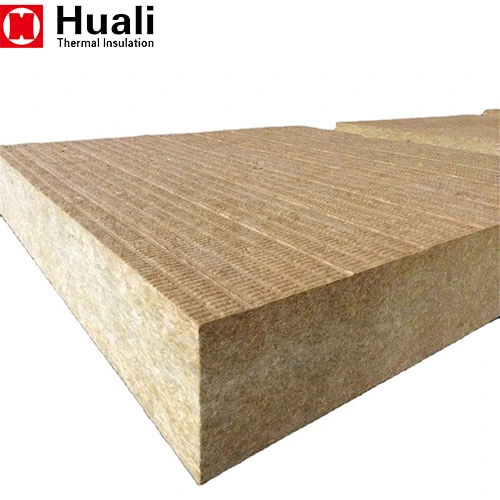 Rigid Aluminum Foil Rock Wool Board Non-Combustible Rock Wool Slab