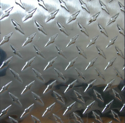 Anti-Slippy Aluminum/Aluminium Checkered Plate Tread Plate Floor Plate One Bar, Five Bar (1050, 1060, 1100, 3003, 3004, 3105, 5005, 5052, 6061)