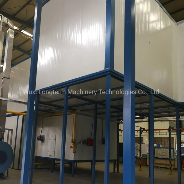 Electrostatic Powder Coating System for Lift / Elevator Board, Environmental Protection Lift Powder Coating Production Line